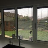 REHAU uPVC window with integral blinds