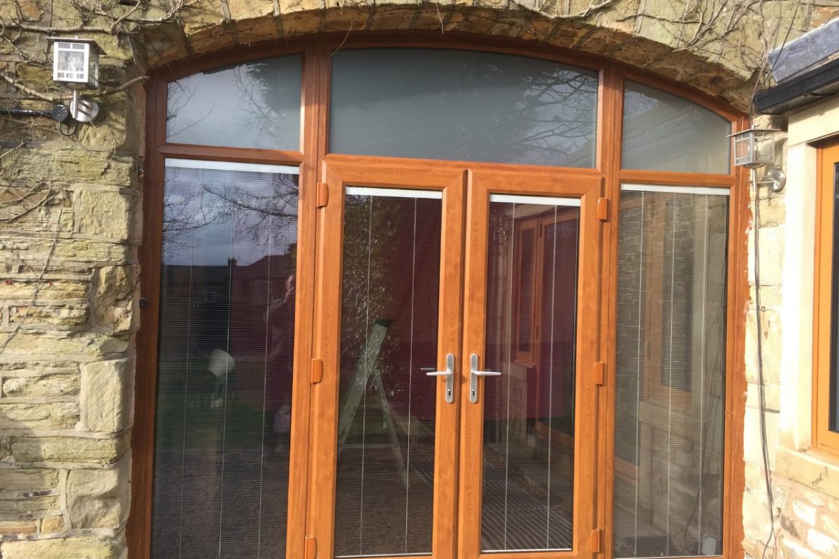 VEKA uPVC arched door, Burnley